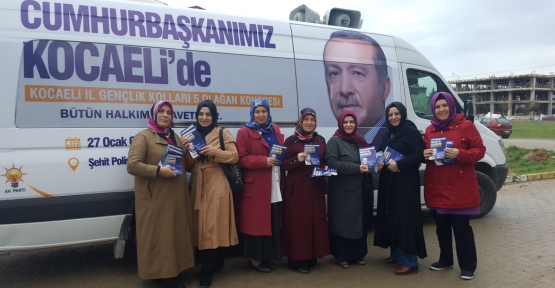 AK KADINLAR İNANÇLA VE FEDAKARLIKLA ÇALIŞIYOR