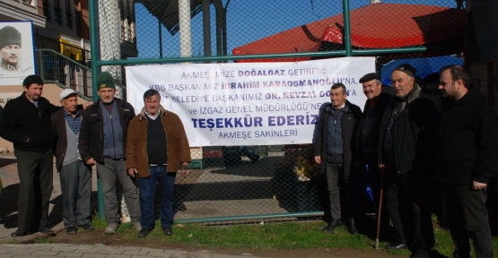 AKMEŞELİ ARTIK DOĞAL İLE ISINIYOR