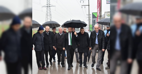 DOĞAN YAĞMUR ALTINDA GÜNDOĞDU’YU GEZDİ 