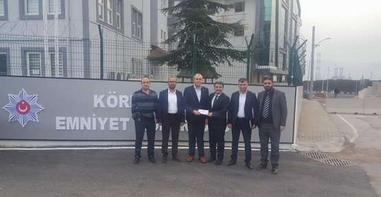 EMNİYET MÜDÜRÜ'NE KUTLAMA