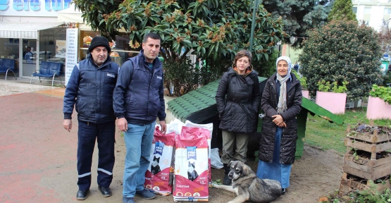 SOKAK HAYVANLARI AÇ KALMASIN DİYE