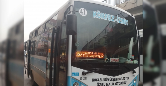 TOPLU TAŞIMA ARACI ÇALINDI