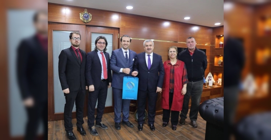 BAŞKAN BARAN, İLÇEDEKİ KURUMLARI ZİYARET EDİYOR
