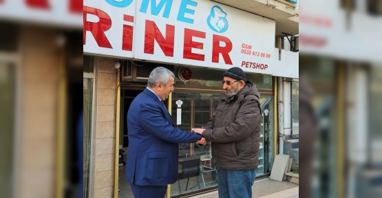 BAŞKAN BARAN'DAN ESNAFA "ÇAT - KAPI"