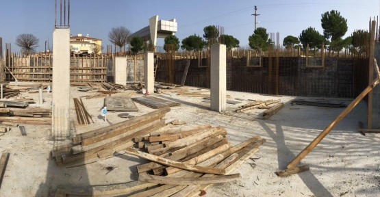 KANDIRA F TİPİ CEZAEVİ BÖLGESİNDE CAMİ YAPIMINA BAŞLANDI