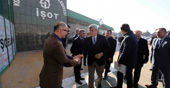 KARAOSMANOĞLU OTOBÜS TERMİNALİNDE ESNAFI ZİYARET ETTİ