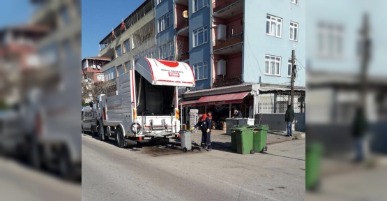 KÖRFEZ'DE 14 BİN ÇÖP KONTEYNIRI TEMİZLENDİ