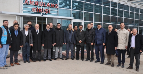 YAMAN, FATİH DEVLET HASTANESİNİ İNCELEDİ