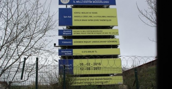 OKUL İNŞAATI DURDU