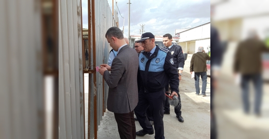 RUHSATSIZ HURDACILAR MÜHÜRLENDİ