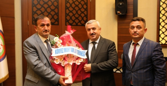 Başkan Baran ; Muhtarlarımızın Her Zaman Yanındayız