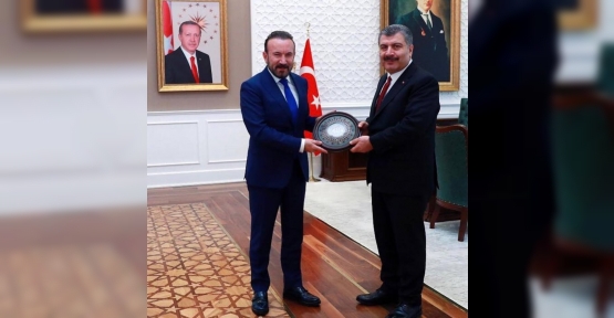 Doğan'dan Sağlık Bakanı'na Ziyaret