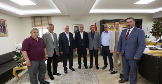 Başkan Aygün’e Ziyaretler Devam Ediyor