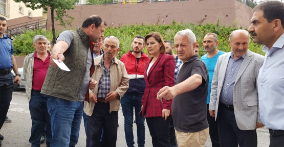 Başkan Hürriyet, Mağdur Vatandaşlarla Görüştü