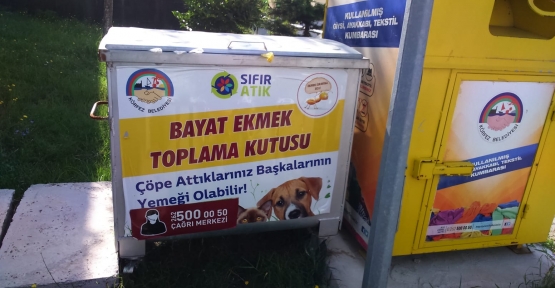    ‘Çöpe değil, ekmek kutusuna’