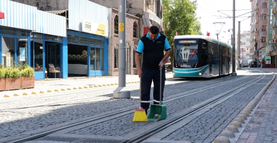 Akçaray güzergâhına titiz temizlik