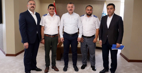 Başkan Büyükakın, Çöplü ve Gökbudak’ı Konuk Etti