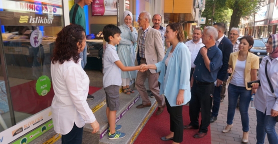 Başkan Hürriyet Esnafları Ziyaret Etti