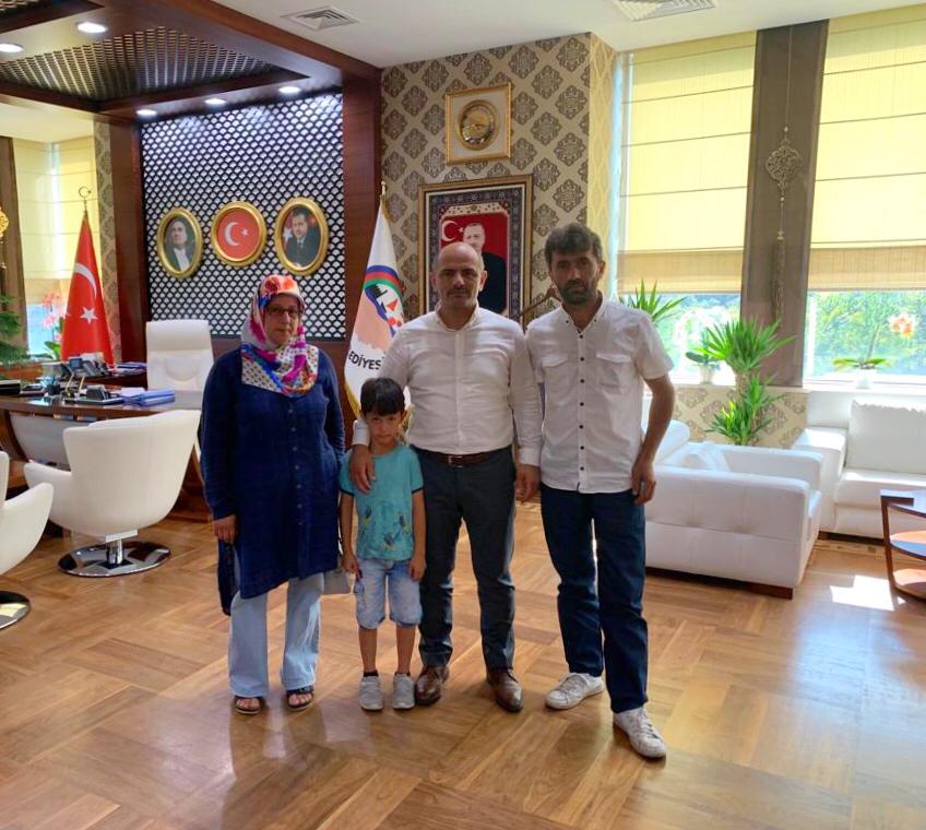 Başkan Söğüt, Kahraman Babayı Ağırladı
