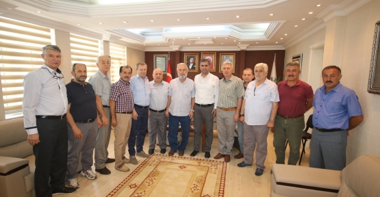Başkan Turan’a Öğretmeninden Ziyaret