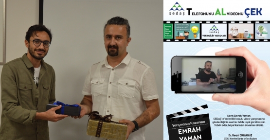 SEDAŞ’ın  “Verimlilik” Temalı Kısa Video Yarışması Sonuçlandı
