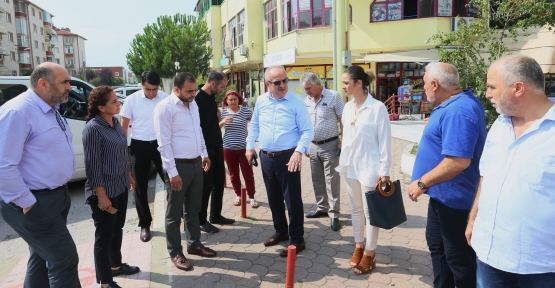 Başkan Aygün’den Yenikent’te İncelemeler