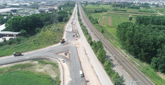 Salim Dervişoğlu Caddesi 3. Etap’ta ilk asfalt atıldı
