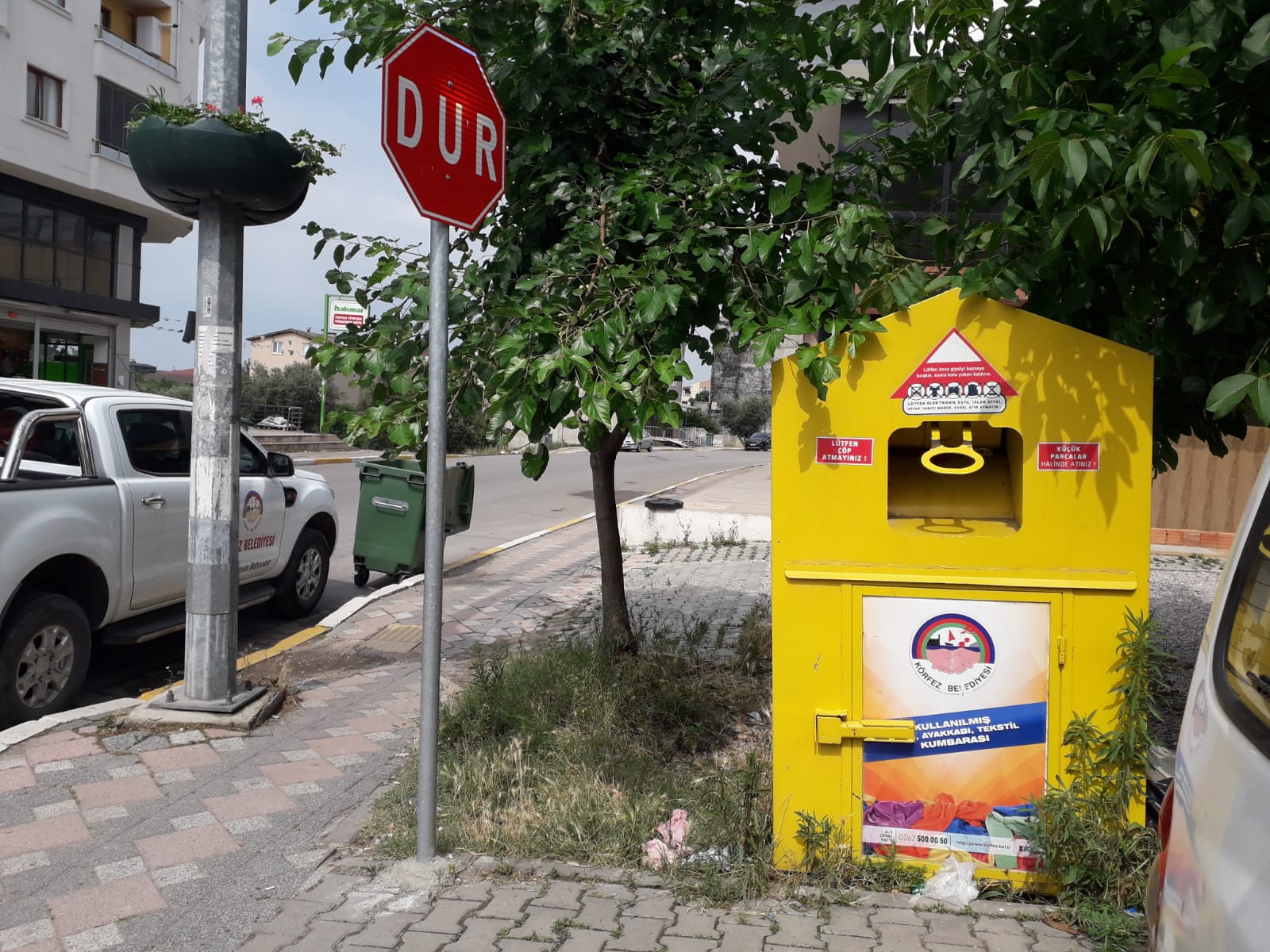 Sarı Kutularda 38 Ton Tekstil Atığı
