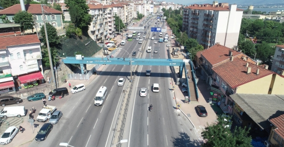 Yenilenen üst geçit için geri sayım başladı
