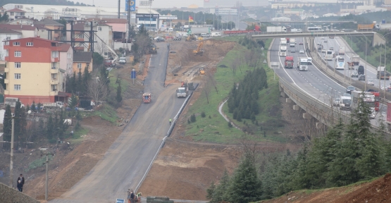 Gebze’deki Önemli Projede Güney Yan Yollar Asfaltlandı