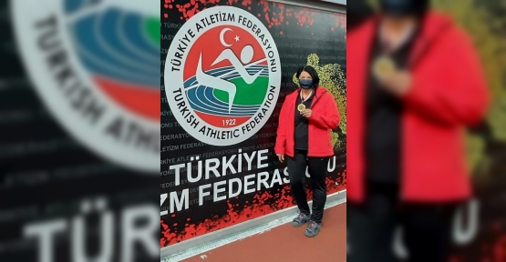 İzmit Belediyesporlu Atlet Gülle Atmada Türkiye Şampiyonu Oldu