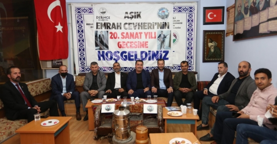 Erzurumlular Derneği’nde Aşıklar Gecesi
