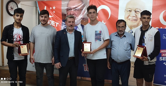 SP’li Tahtalı, Başarılı Sporcuları Kutladı