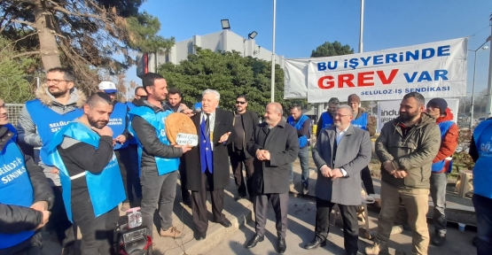 Aras Kartonsan İşçisini Ziyaret Etti