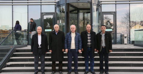 Başkan Aygün’ün konukları Hakkari’den