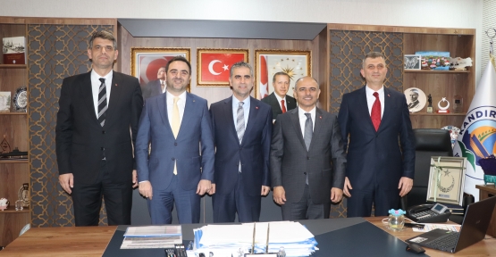 Başkanlardan, Kandıra Belediye Başkanı Adnan Turan’a Ziyaret