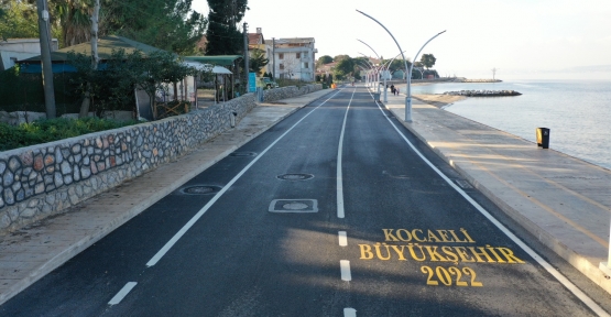 Ereğli Sahil Yolunun Trafik Çizgileri Çekildi