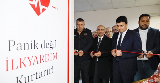 İLK YARDIM EĞİTİM MERKEZİ AÇILDI