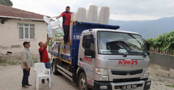    Kırsal Mahallere Masa ve Sandalye Desteği