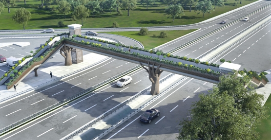 Ormanya’ya Doğa Temalı Üst Geçit