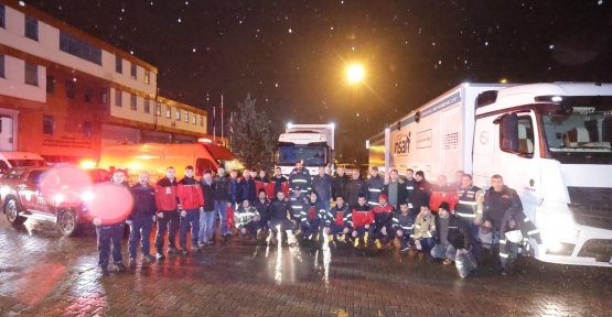 Büyükşehir Tüm Ekipleriyle Afet Bölgesinde