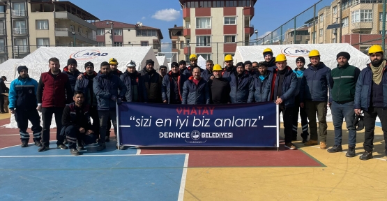 Derince, Hatay’da Tek Yürek Oldu