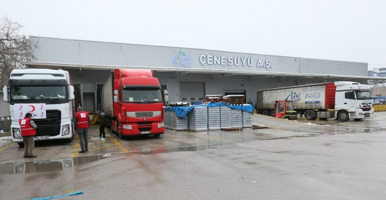 Derince’den Deprem Bölgesine 58 Tır Gönderildi