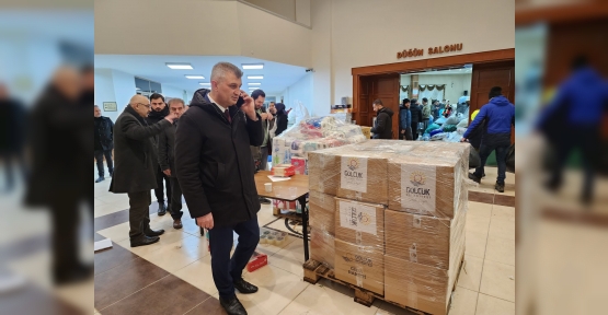 Gölcük’te Yardım Seferberliği Artarak Devam Ediyor