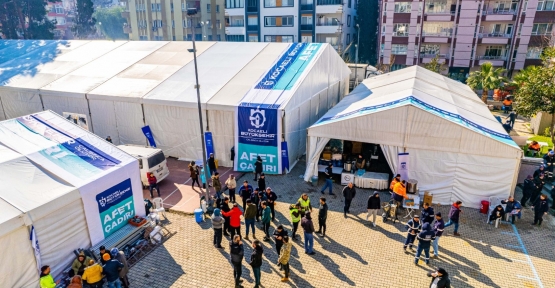 Hatay Defne’ye Çadır Kent Kurulmaya Başlandı