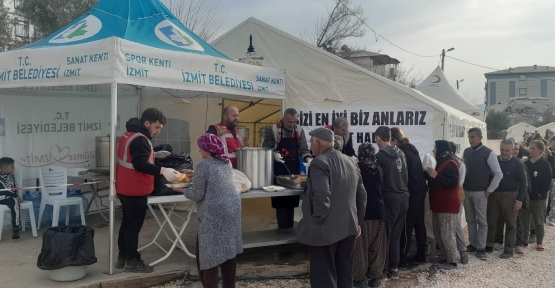 İzmit Belediyesi İkinci Aşevini Kahramanmaraş Pazarcık’ta Kurdu