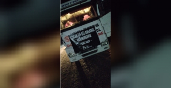 İzmit Belediyesi Yardım Tırı Hassa’ya Ulaştı