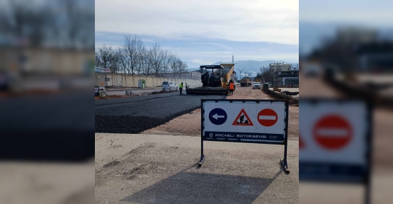Kartepe Asiller Caddesi Asfaltlandı