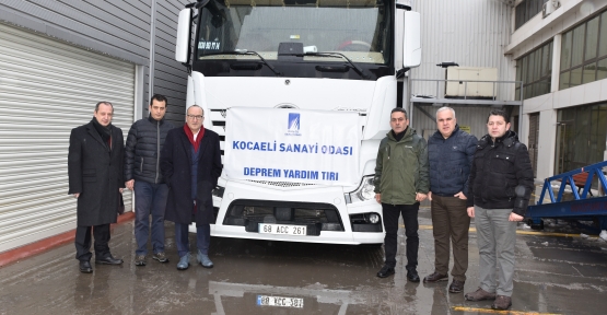 Kocaeli Sanayi Odası’ndan Afet Bölgesine Yardım Tır’ı