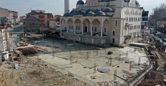 M. Ali Paşa Camiinde Meydanın Temeli Atıldı